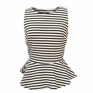 Green Envelope Casual Couture Striped Top